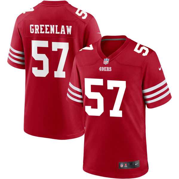 Men%27s San Francisco 49ers #57 Dre Greenlaw Nike Scarlet Alternate Legend Vapor Limited Jersey Dzhi->san francisco 49ers->NFL Jersey